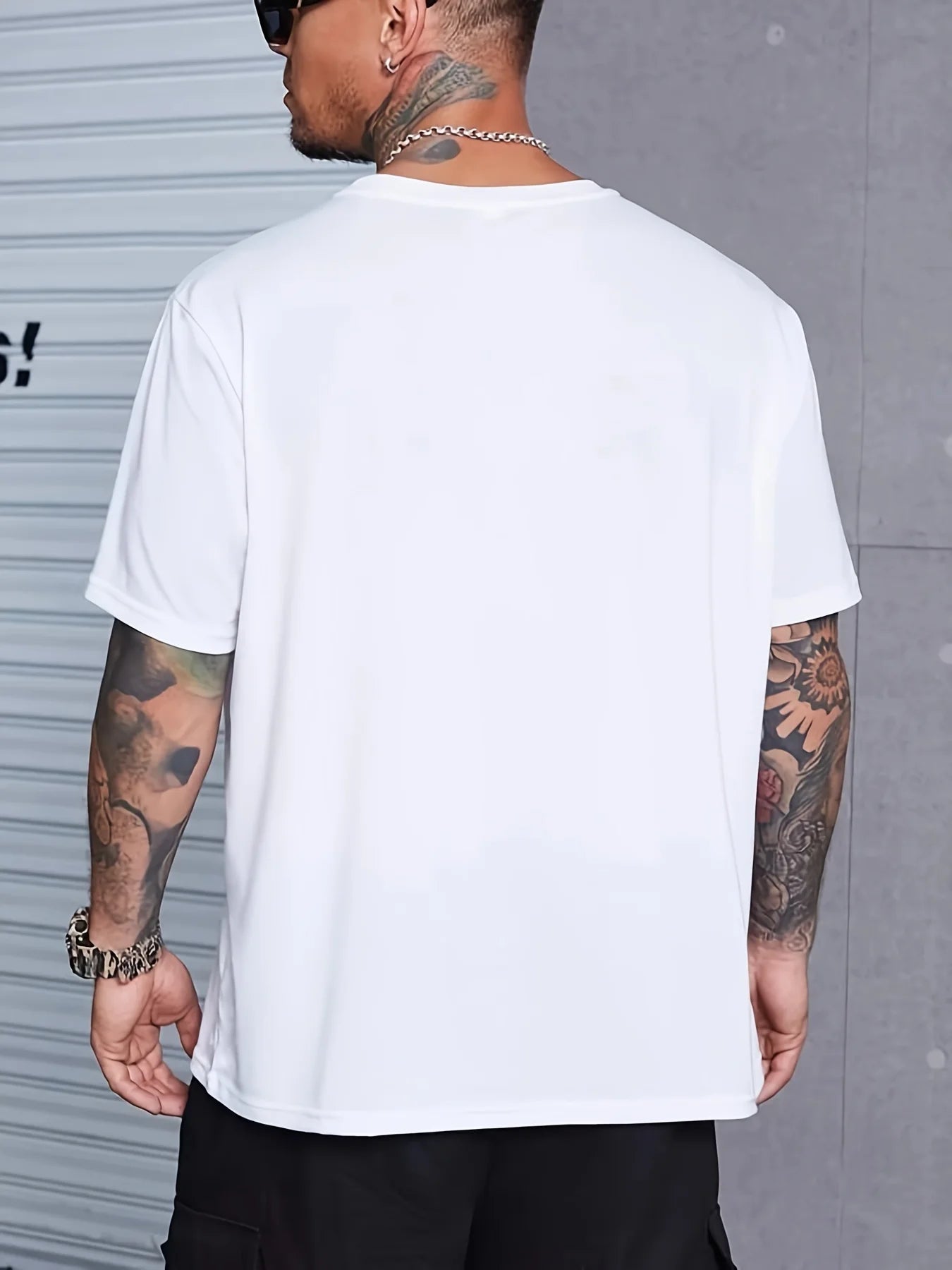 Men's summer 100 cotton fashionable casual loose plus size Los Angeles 98 printed sports round neck short sleeved T-shirt top - Urban Muse