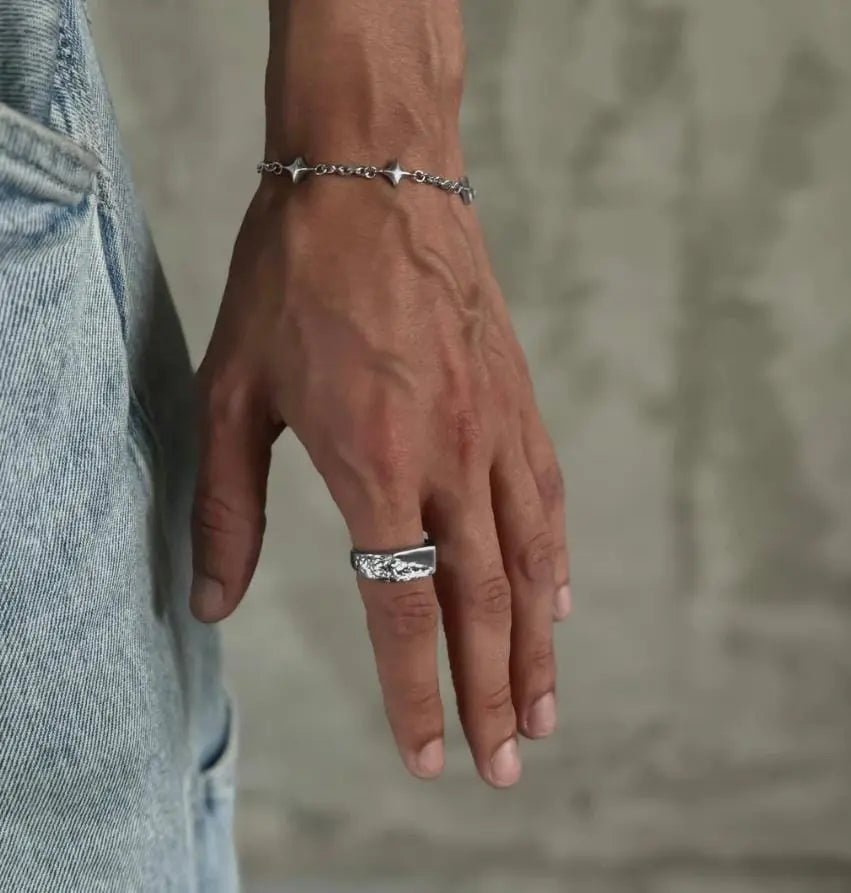 Meltdown Ring - Silver - Urban Muse