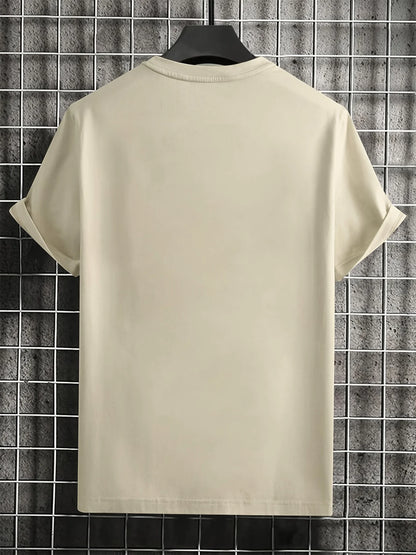 Men's summer 100 cotton fashionable casual loose plus size Los Angeles 98 printed sports round neck short sleeved T-shirt top - Urban Muse